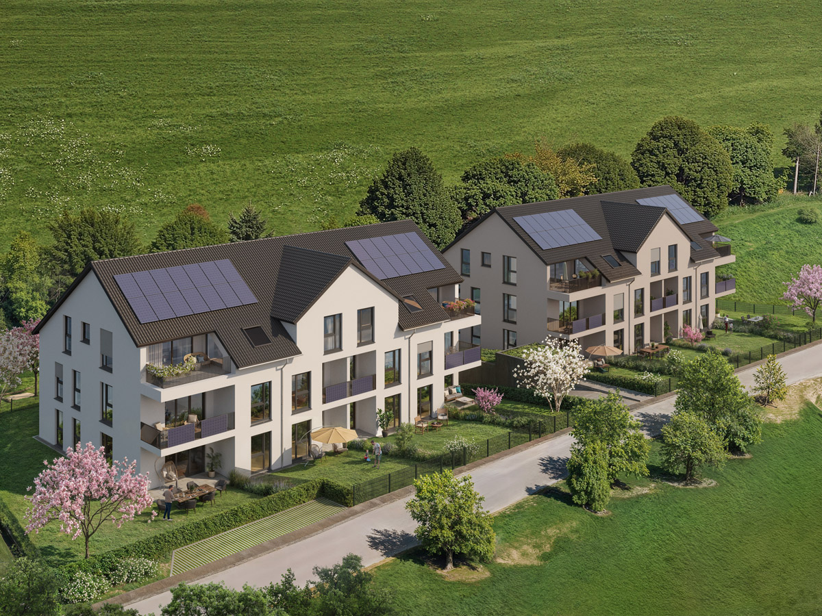 Am Samfeld-Friedberg-Neubau-Vogelperspektive